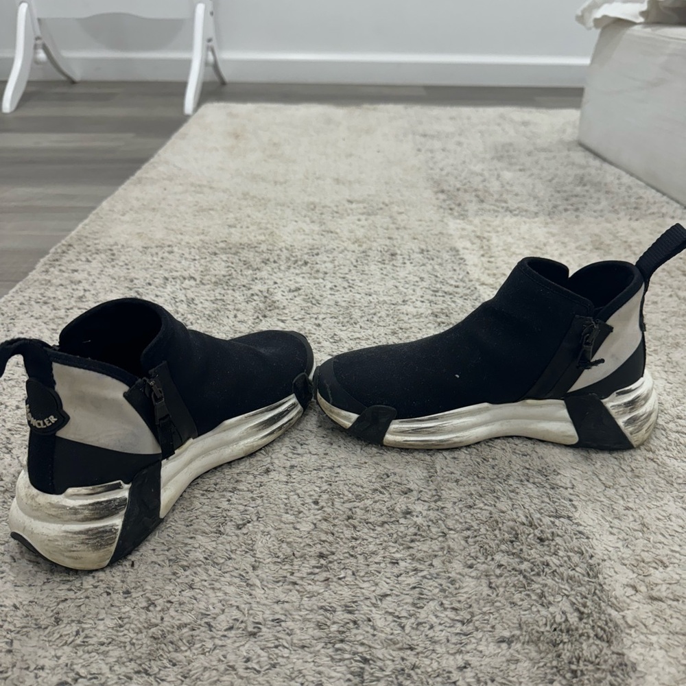 MONCLER Compassor Low Top Zip Sneakers - Picture 8 of 8